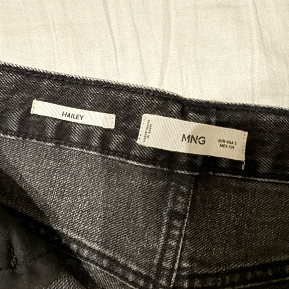 Mango Charcoal Denim Skirt - Picture 3 of 3